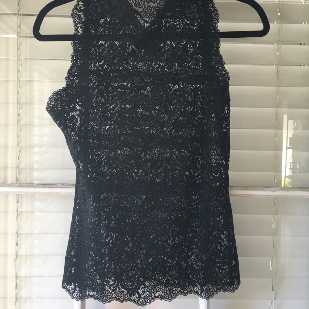 Beautiful see through lace top